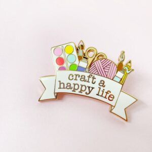 LMP (36) : พิน Craft & Happy Life – พินอุปกรณ์งานฝีมือกับริบบิ้นแสนสุข